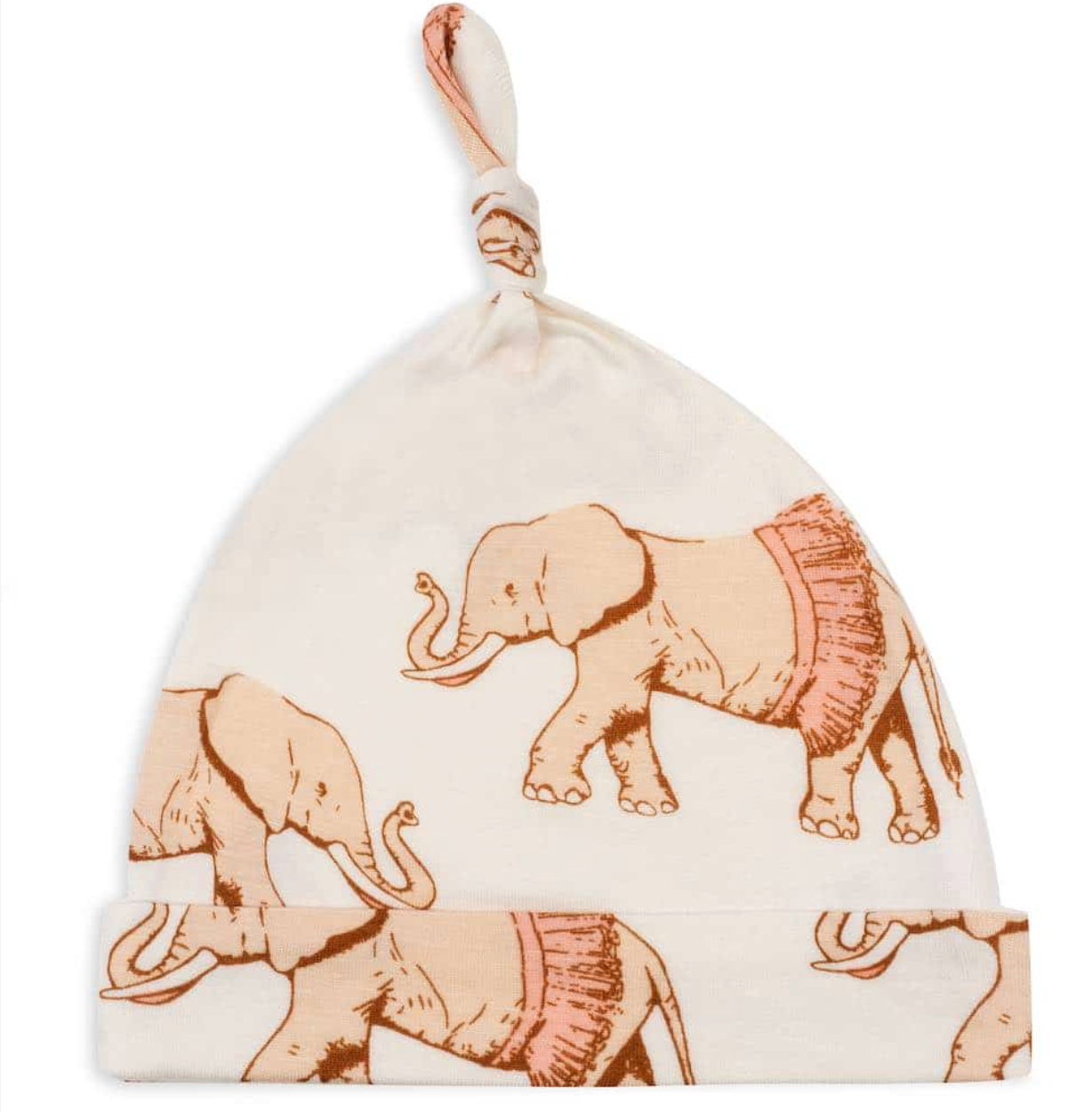 Tutu Elephant Bamboo Knotted Hat