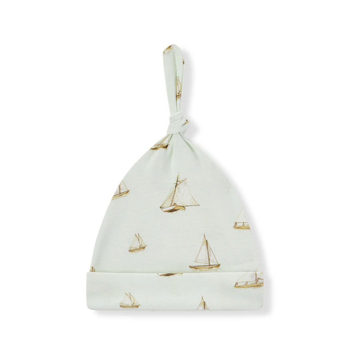Sailboat Melody Organic Cotton Knotted Hat
