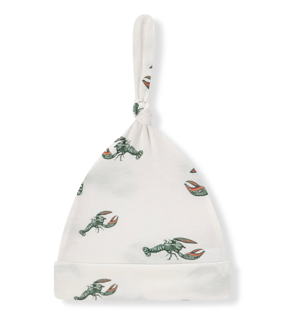 Mint Lobster Luxe Stretch Knot Hat