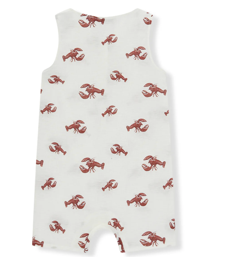 Cream Lobster Tank Top Shortall