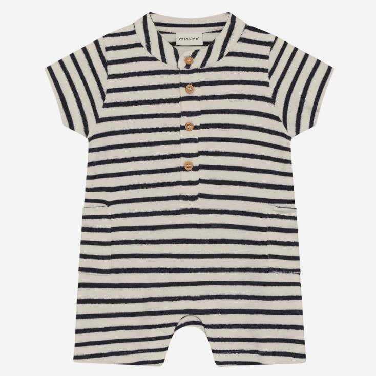 Striped Polo Romper