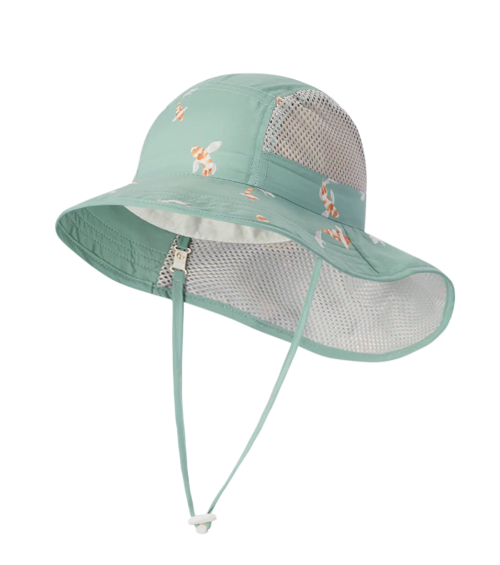 Swimming Koi Sun Safety Play Hat
