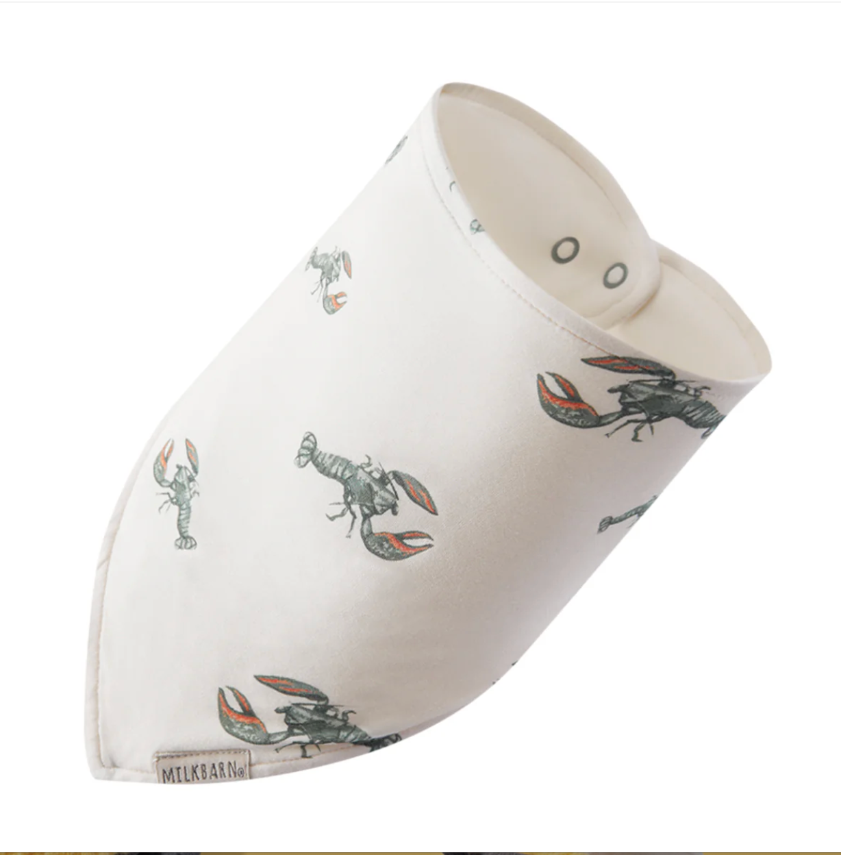 Mint Lobster Luxe Stretch Bib