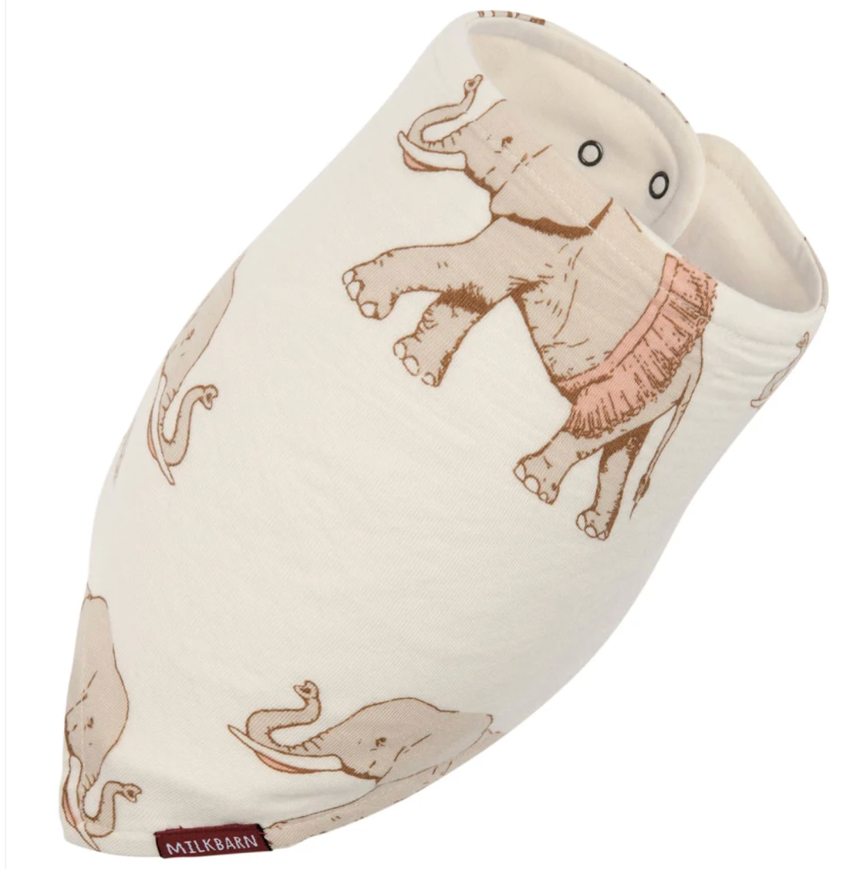 Tutu Elephant Bamboo Kerchief Bib