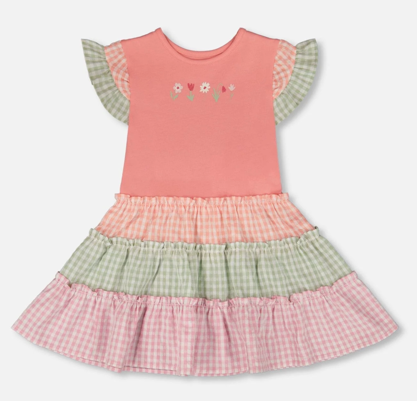 Organic Cotton Bi-Material Dress