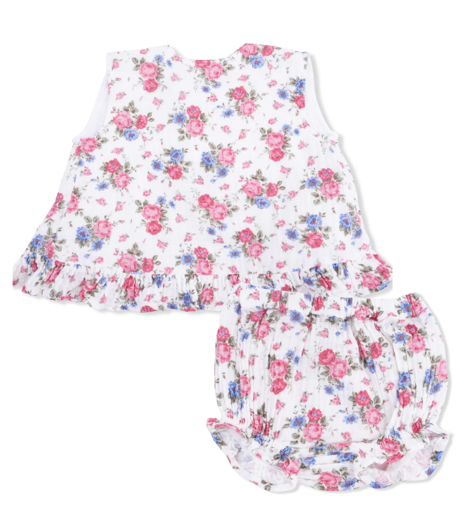 Ruffle Back Top and Bloomer