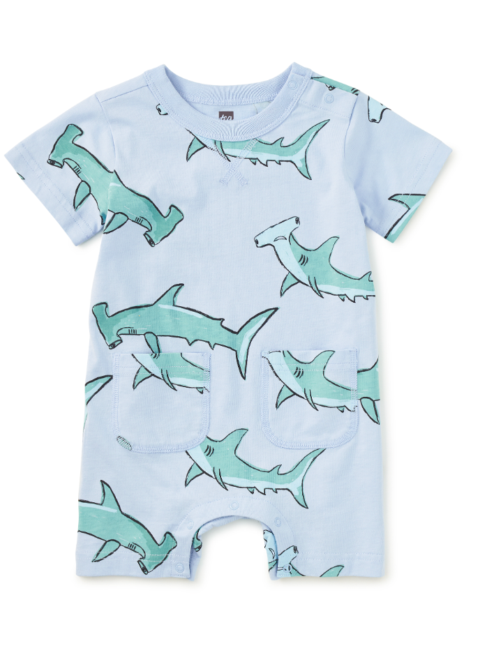 Double Pocket Baby Romper