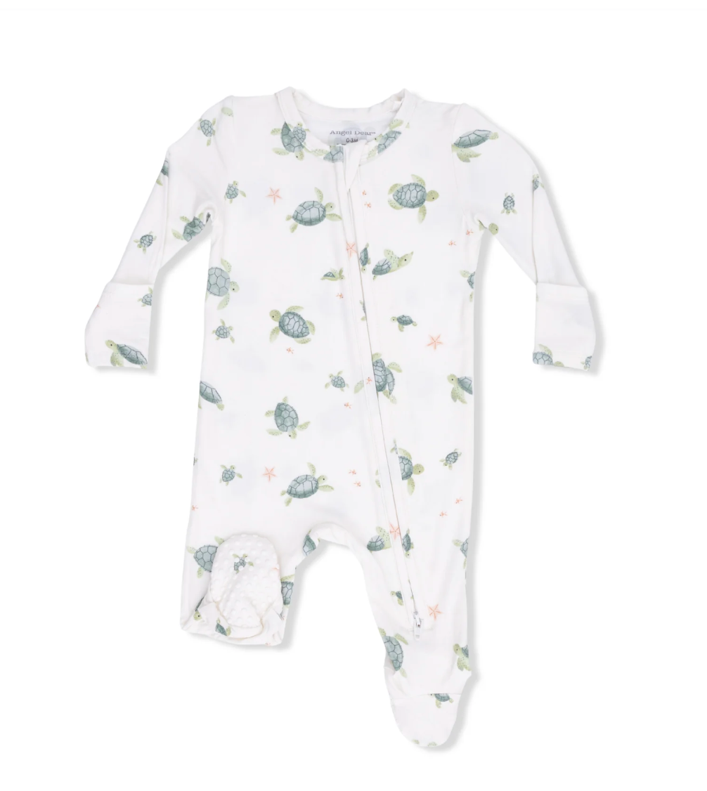Sea Turtles 2 Way Zipper Footie