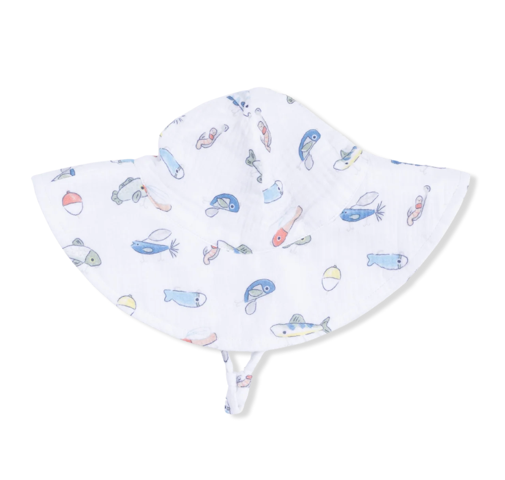 Fishing Lures Wide Brim Sun Hat
