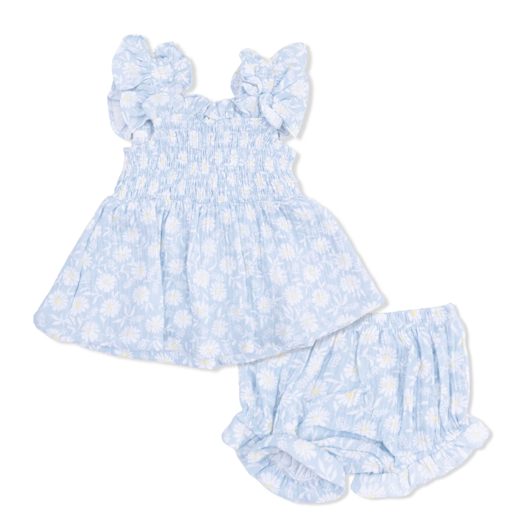 Western Daisies Babydoll Tunic with Bloomers