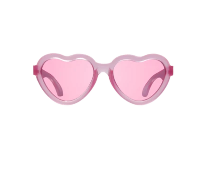Fuchsia Haze Heart/ Pink Mirrored Lenses