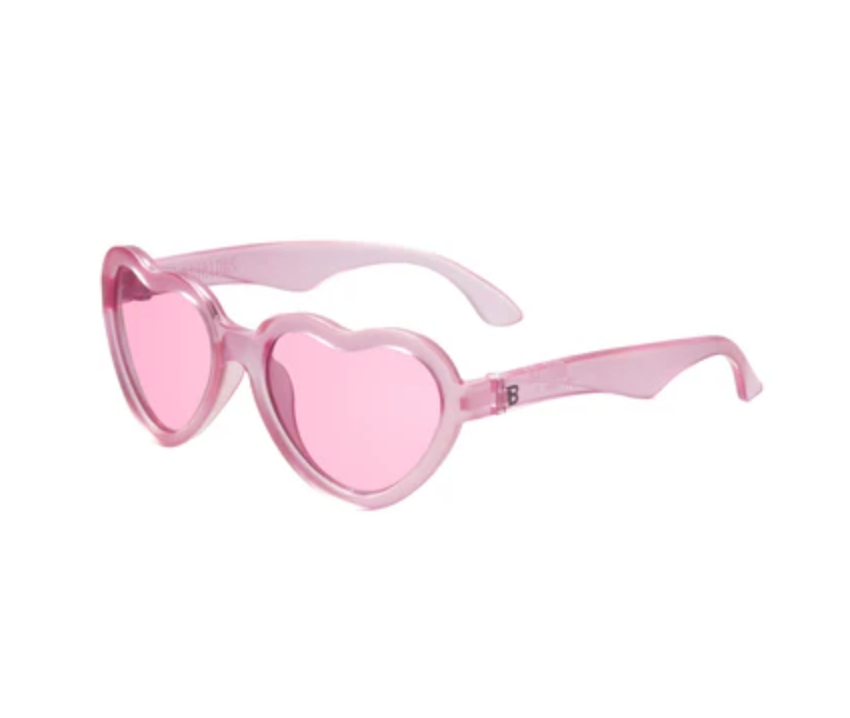Fuchsia Haze Heart/ Pink Mirrored Lenses