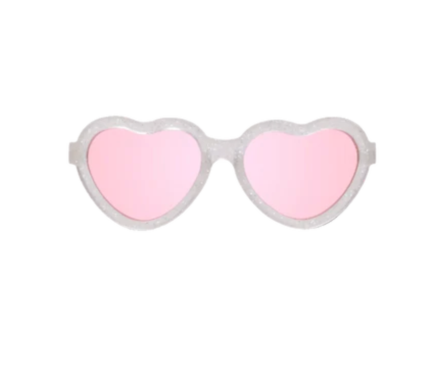 Silver Shimmer | Pink Mirrored Lenses