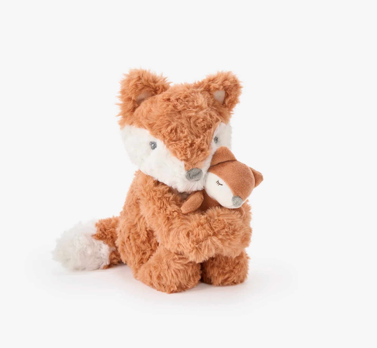 Mama + Baby Fox Plush Toy Set