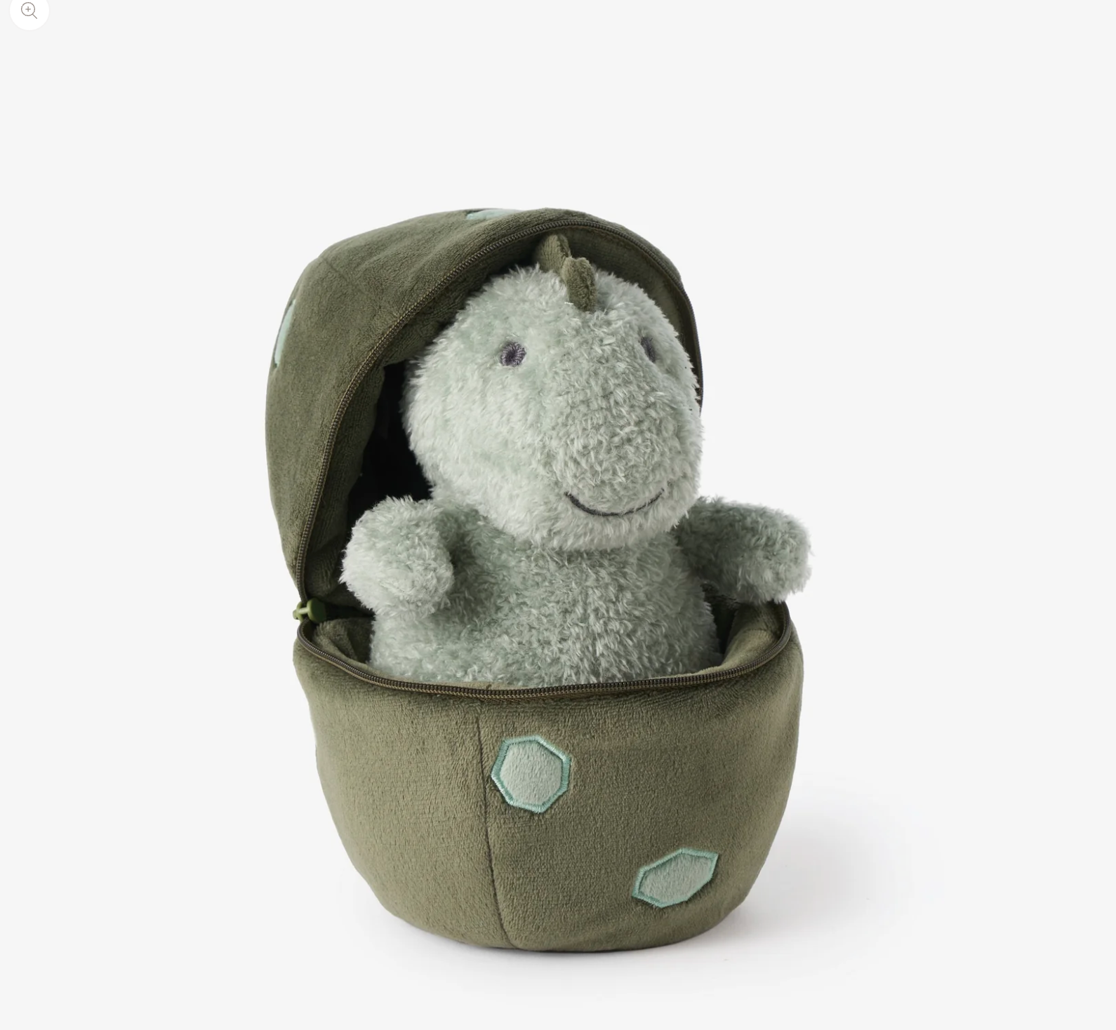 Plush Baby Dino + Egg Activity Toy Activity