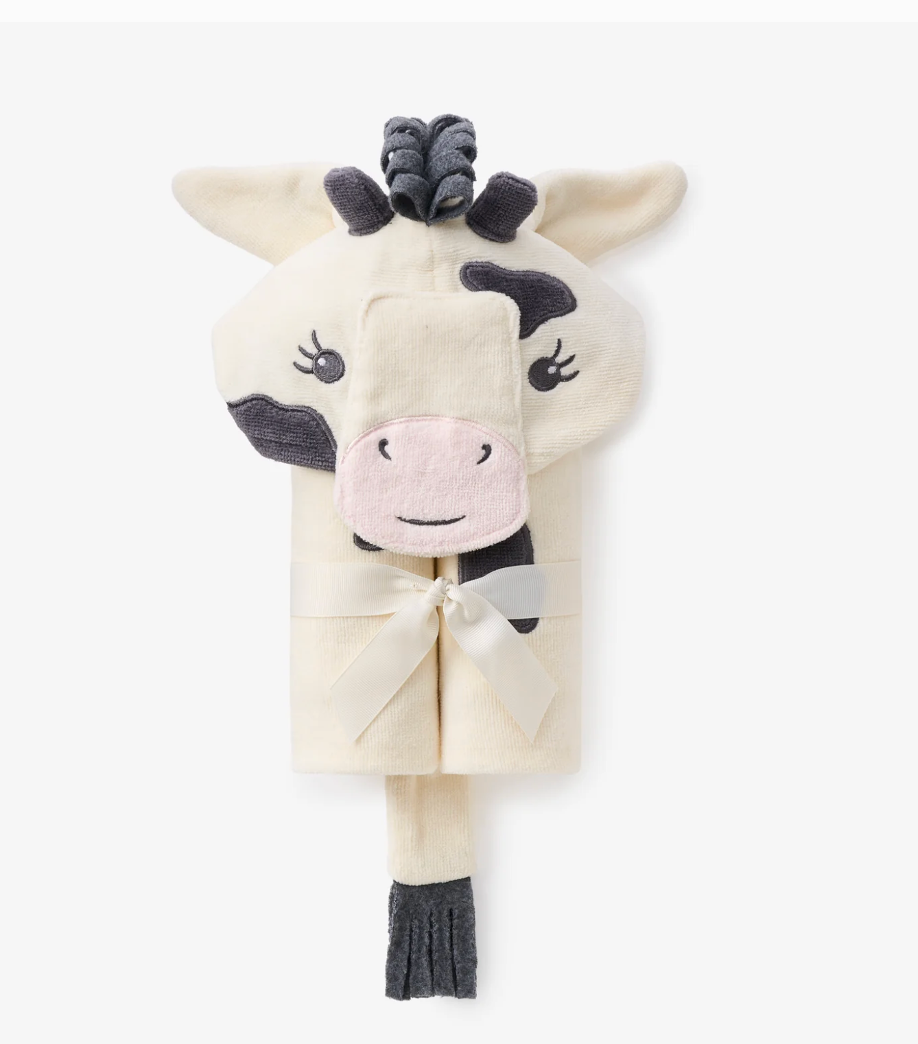 Cow Hooded Baby Bath Wrap