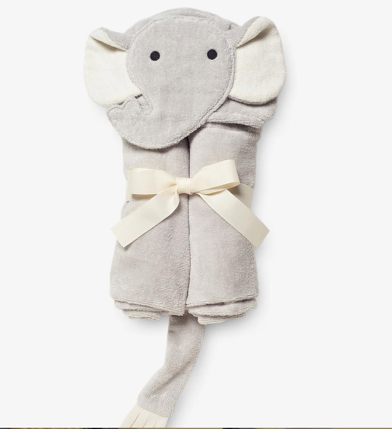 Elephant Hooded Baby Bath Wrap