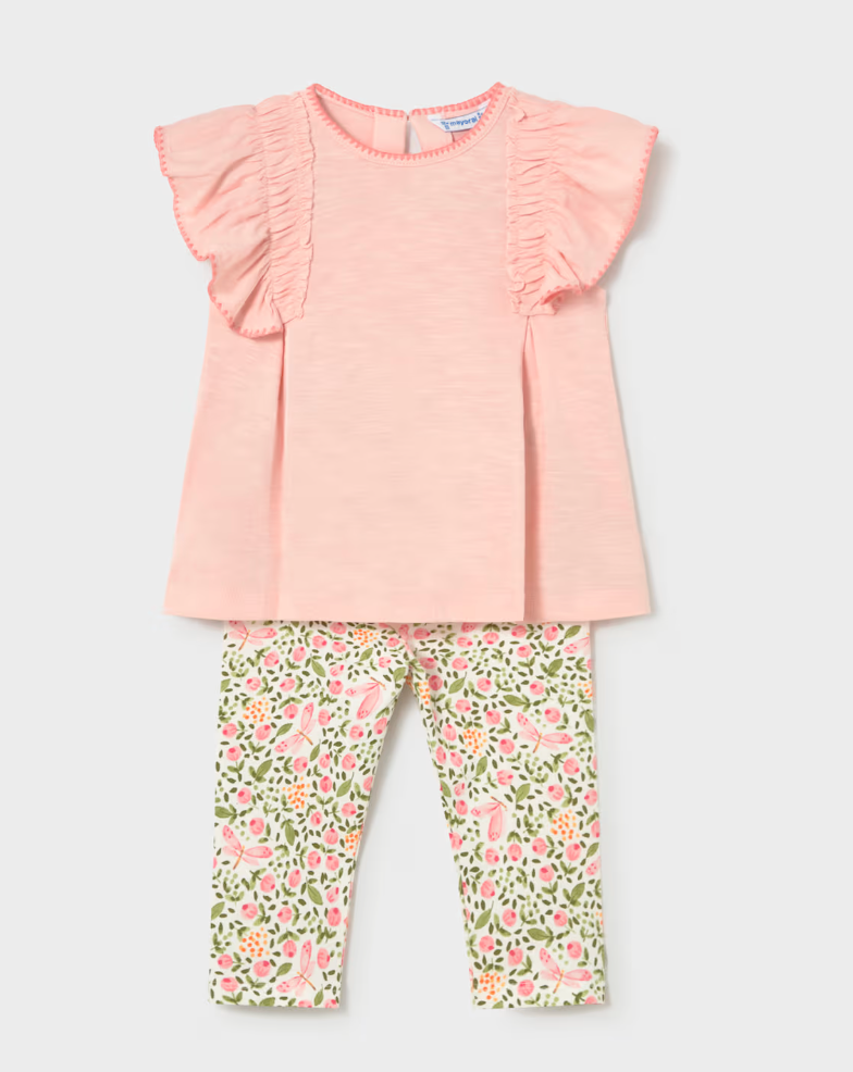 Baby Printed Leggings and T Shirt