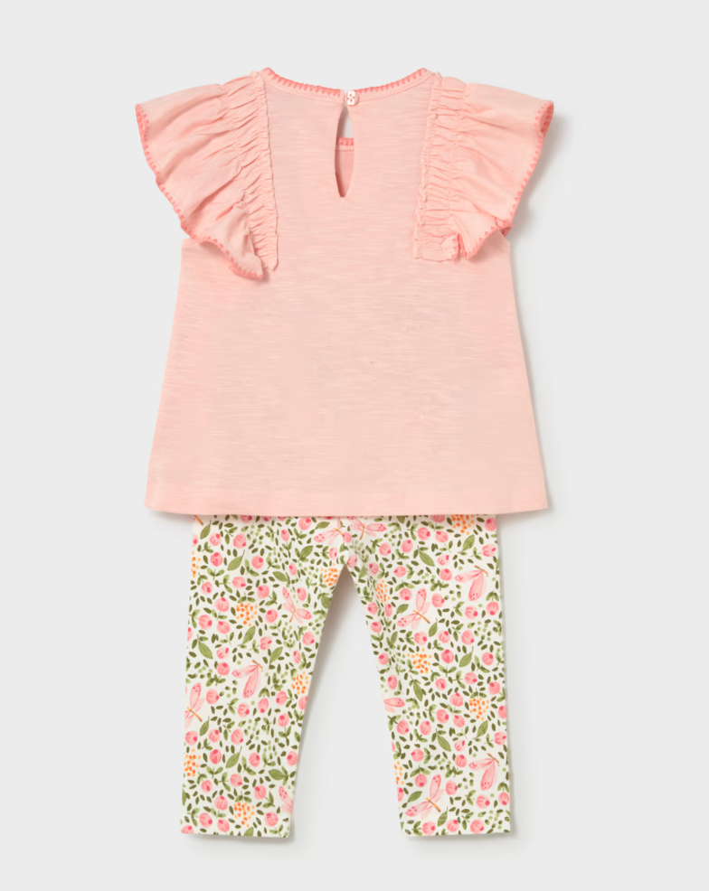 Baby Printed Leggings and T Shirt