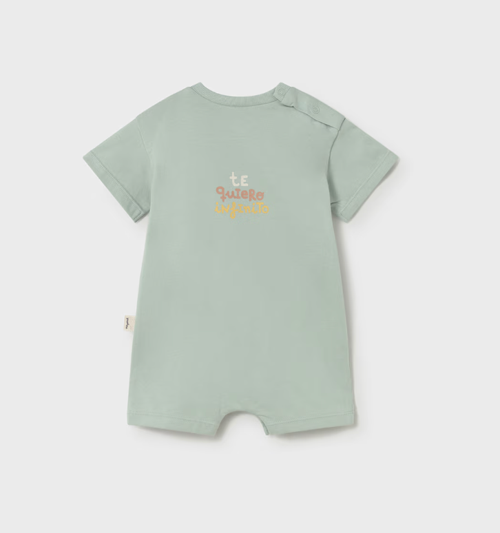 Newborn Knit Romper Mint