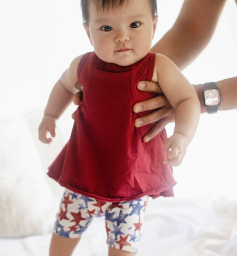 American Stars Tunic and Shorts Set