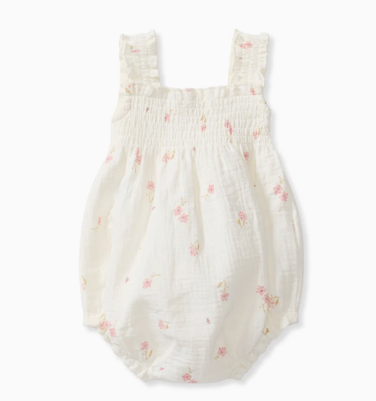 Floral Muslin Romper