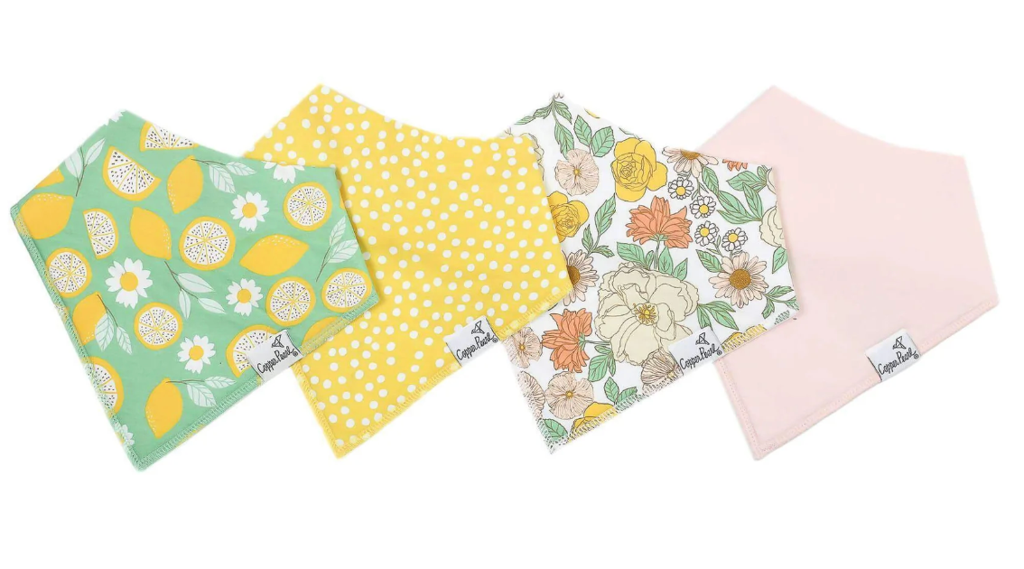 Lemon Bandana Bibs