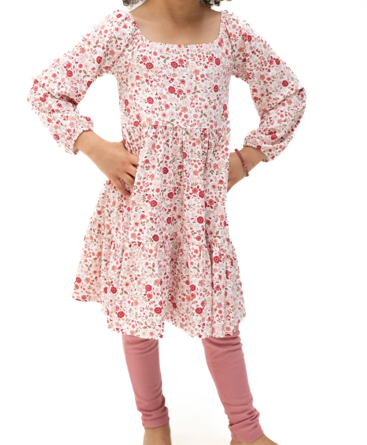 Serene Cap Sleeve Dress and Leggings
