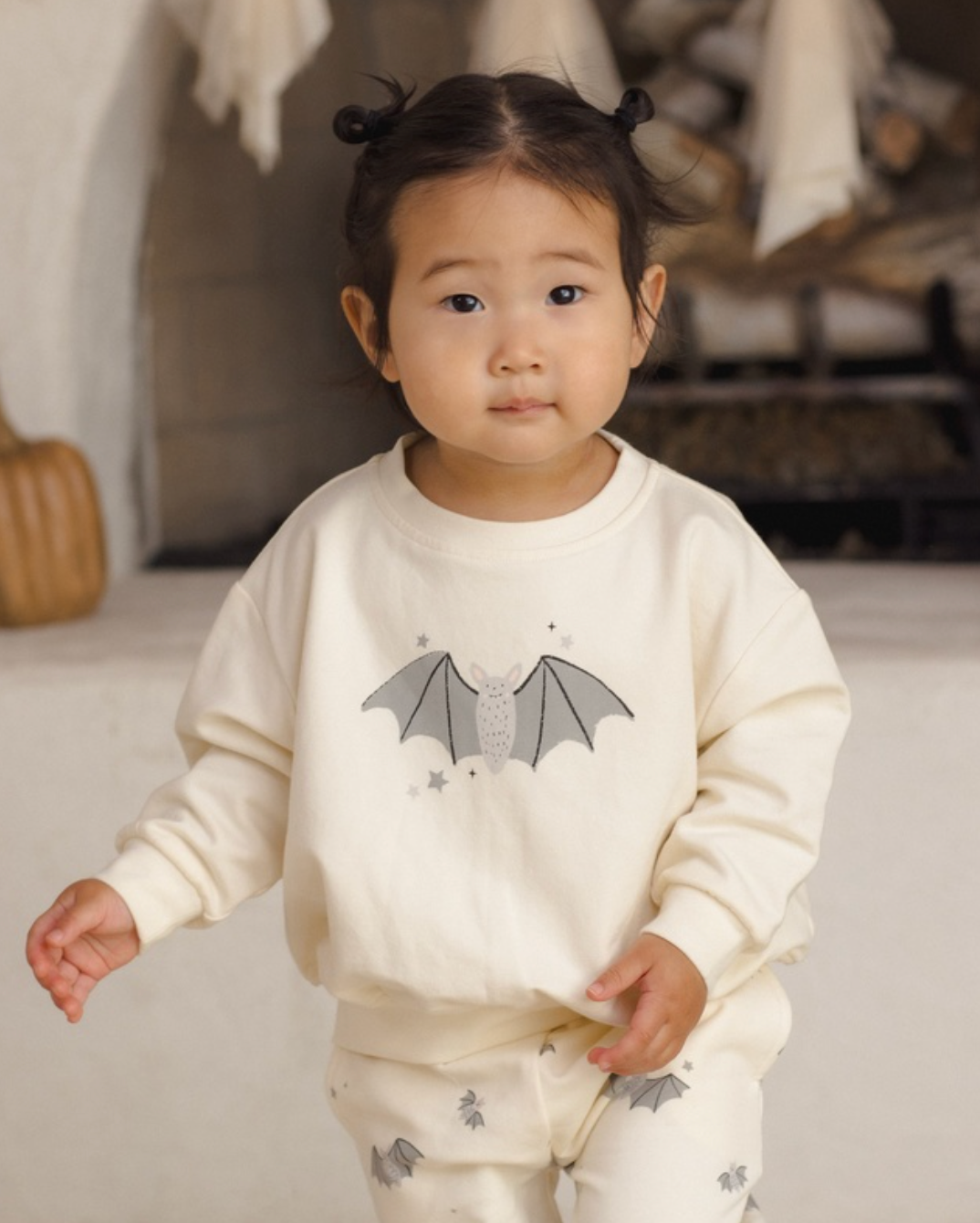 RELAXED FLEECE SWEATSHIRT BABY BAT