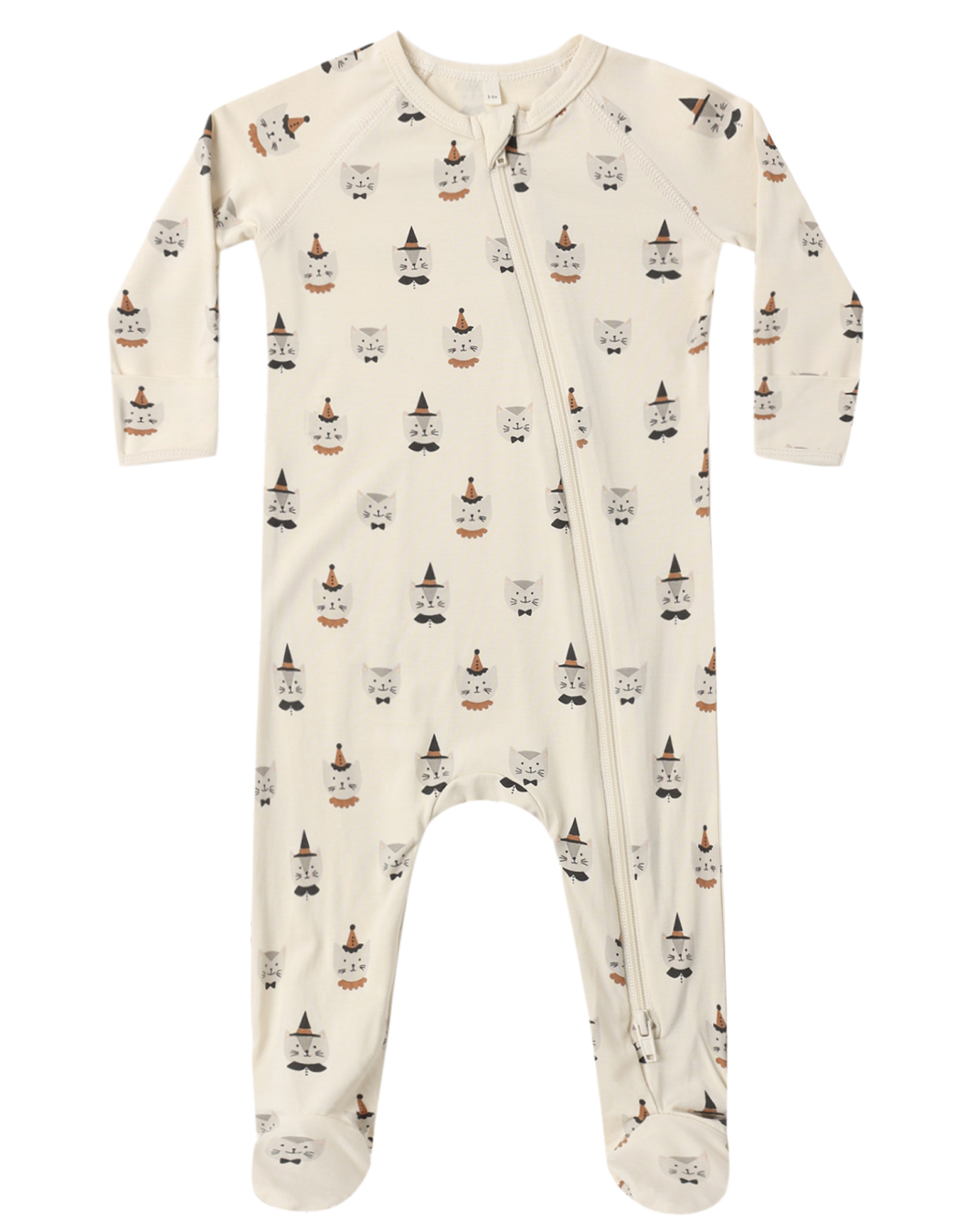 BAMBOO ZIP FOOTIE COSTUME KITTENS