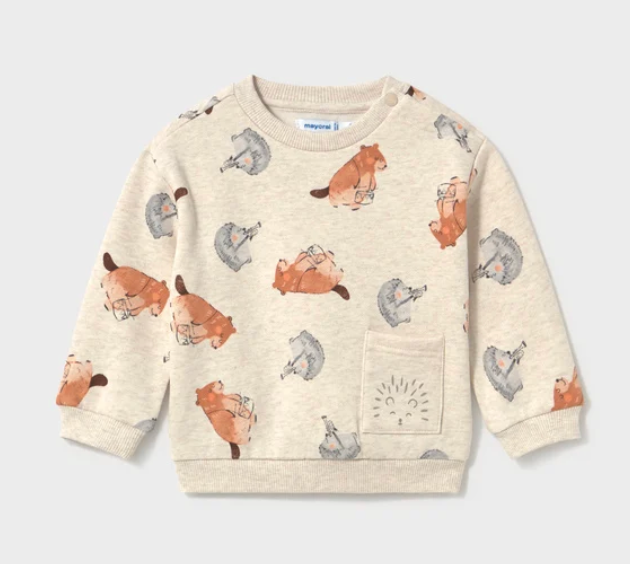 Musical Animals Pocket Sweatshirt