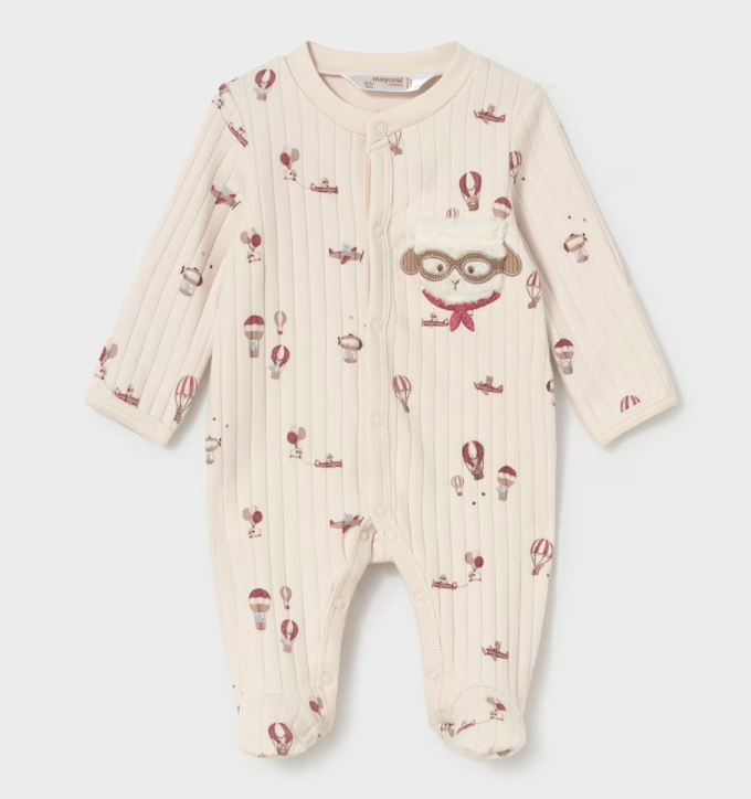 Take Flight Ribbed Footie