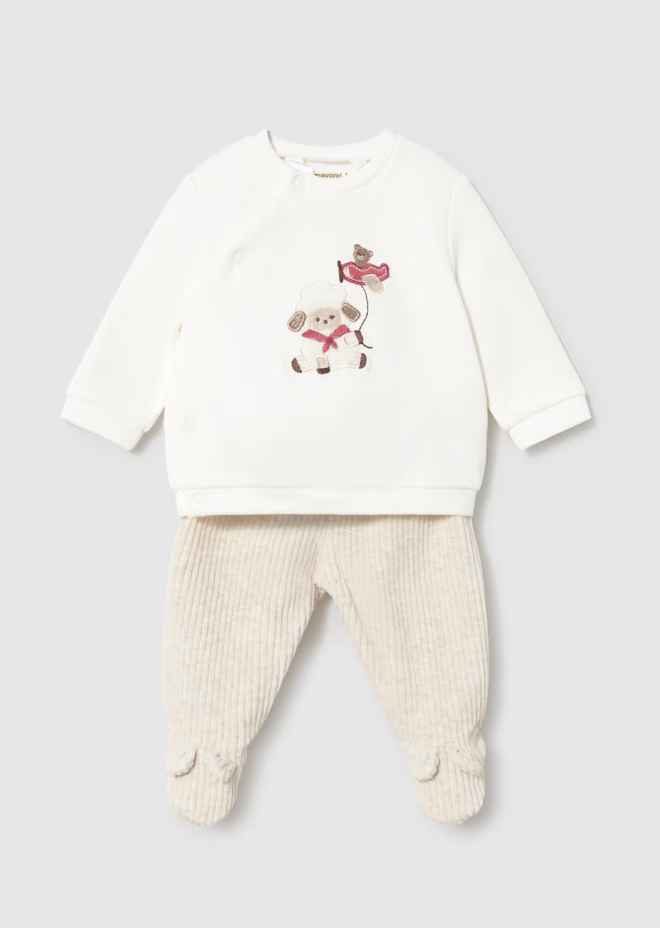 Lamb Shirt and Pant Set