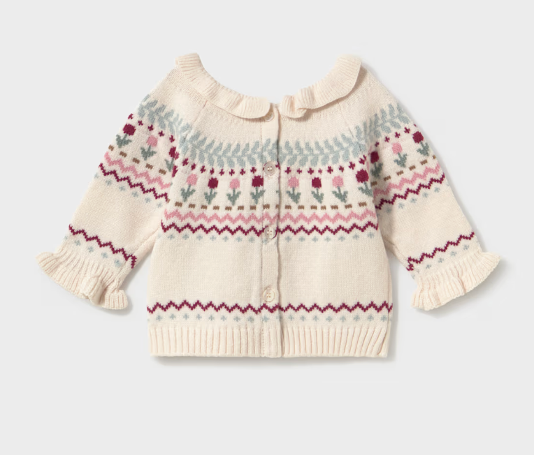 Newborn Girl Knit Sweater