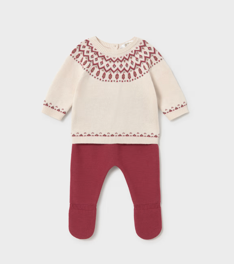 Baby Knit Sweater and Pant Set