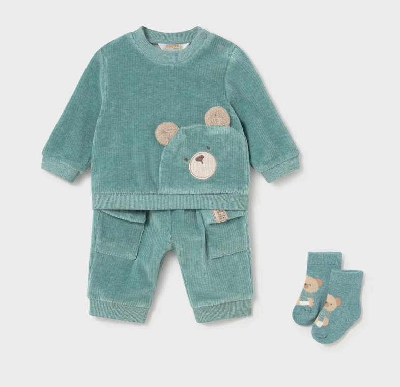 Baby Boy Sweatpant and Sock Set