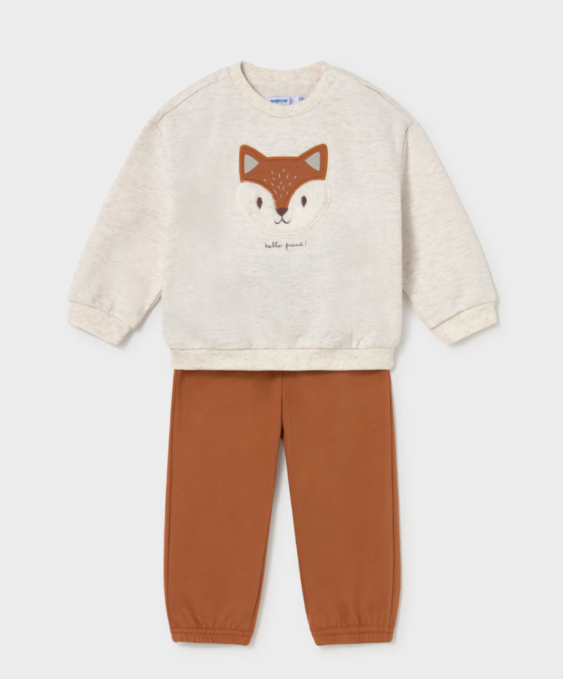 Fox Sweatshirt and Pant Set