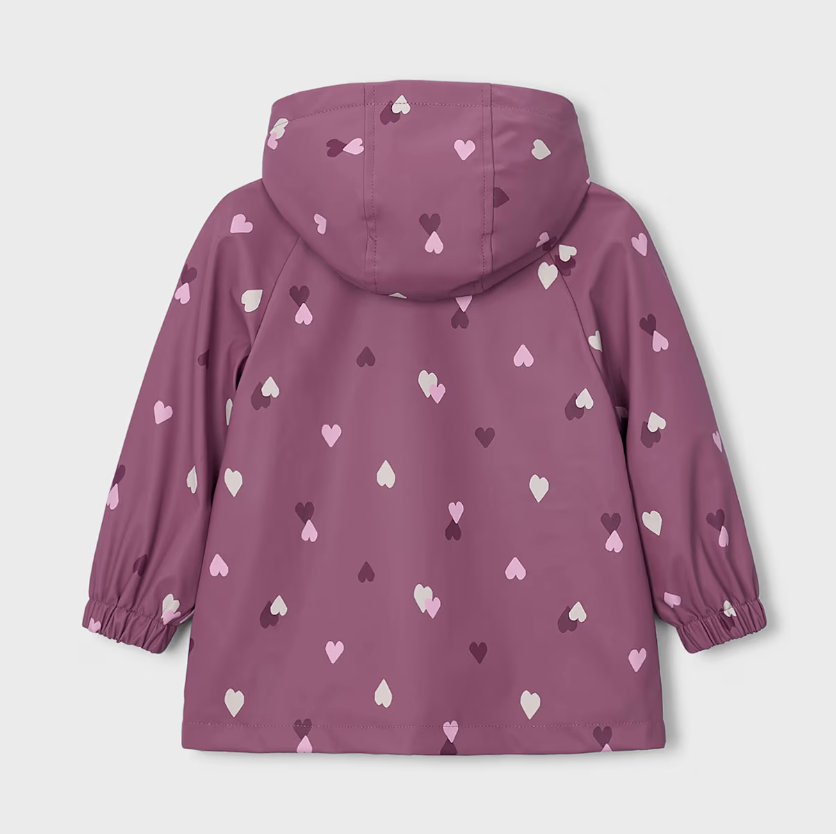 Girls Heart Raincoat