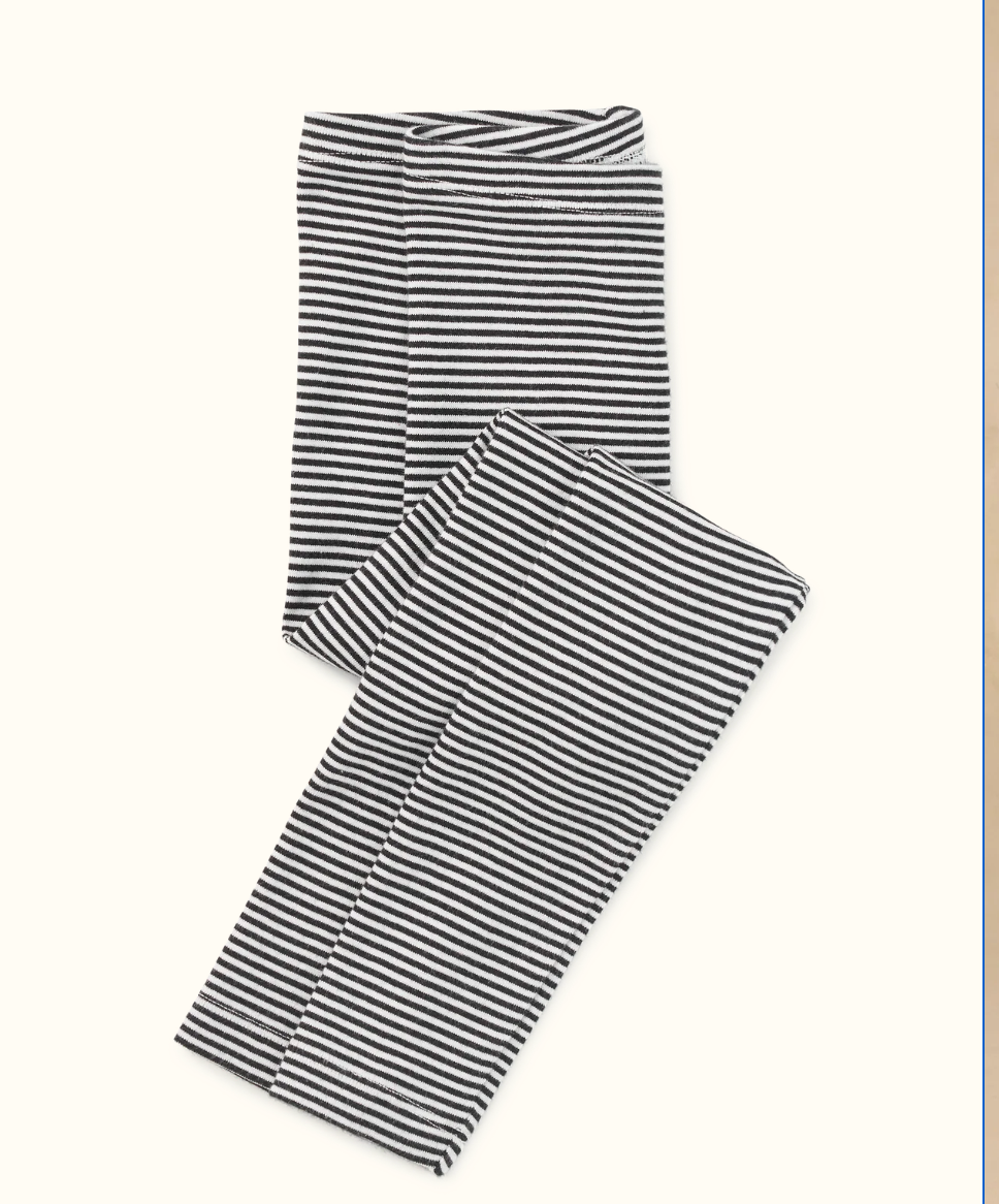Classic Black Striped Leggings