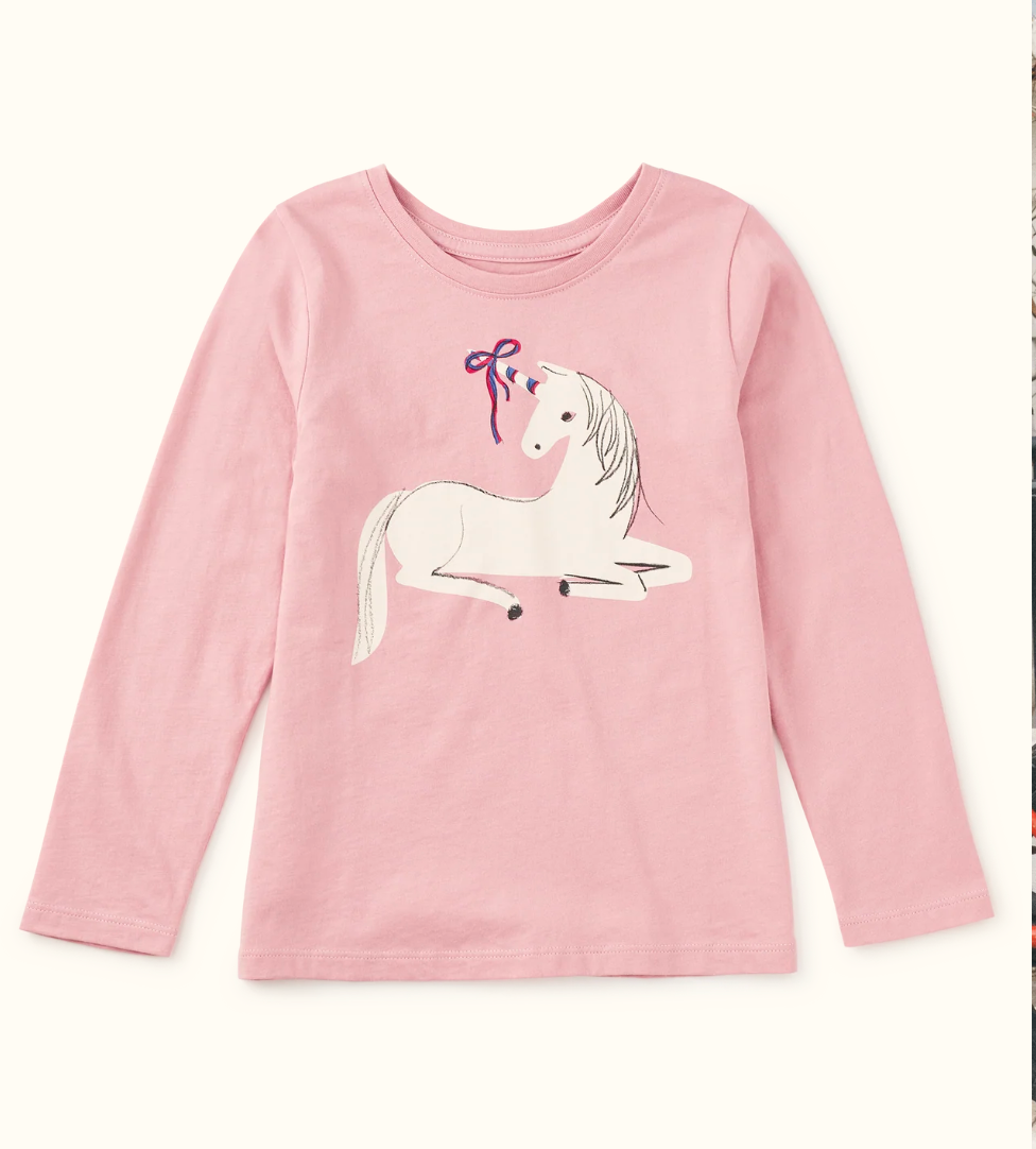 English Rose Royal Meadow Unicorn Tee