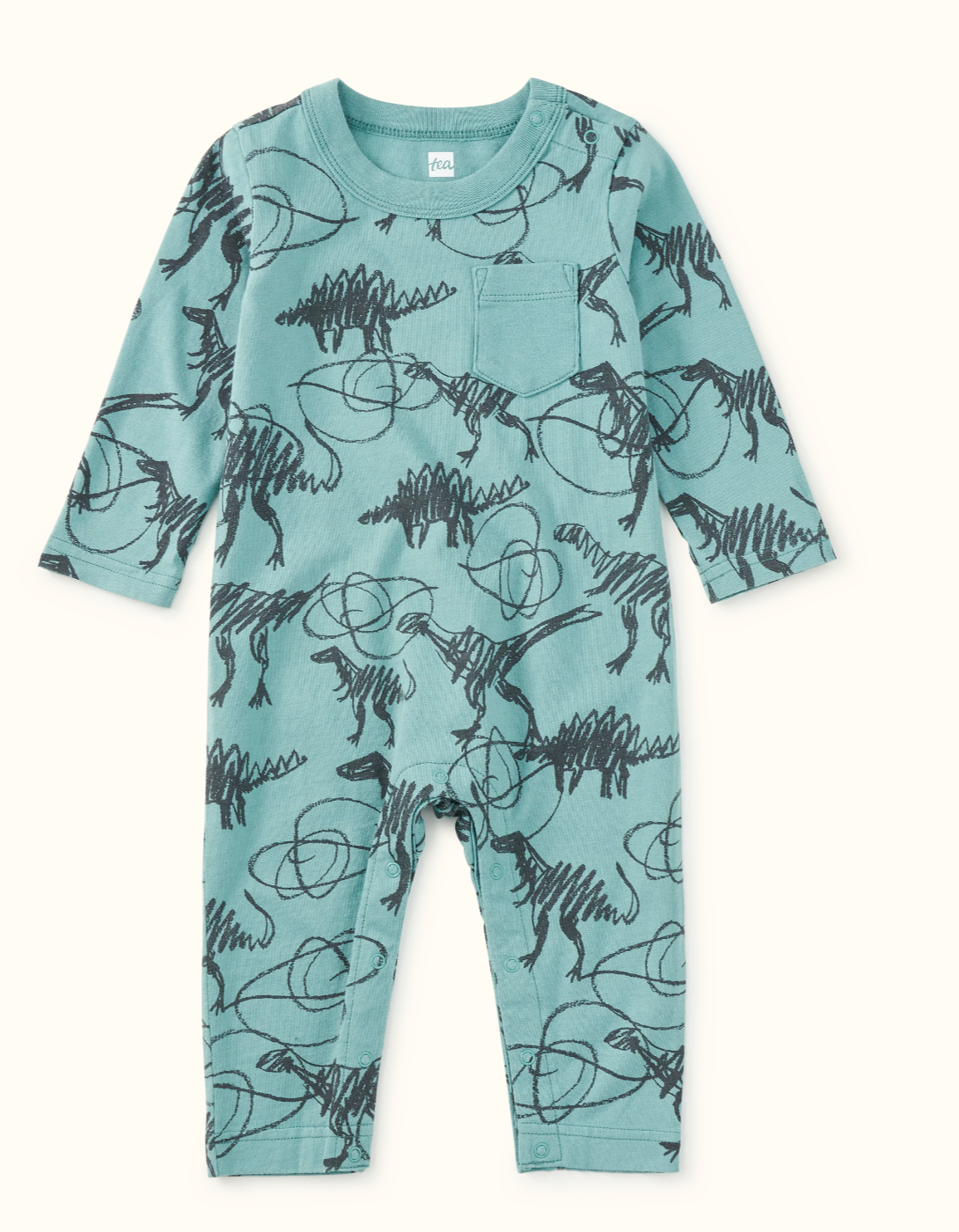 Scribble Dinosaurs Romper