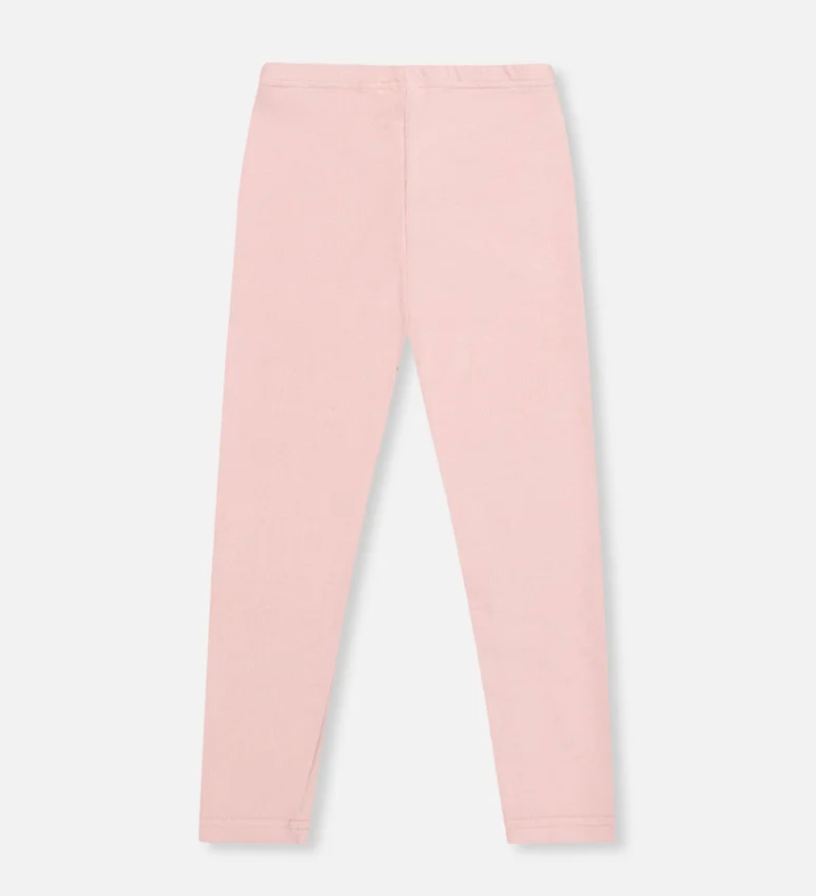Rib Leggins In Dusty Rose
