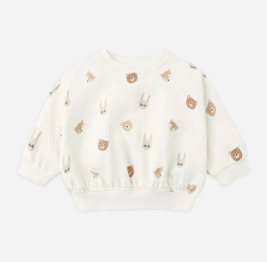 Relaxed Fleece Sweatshirt and Pant Set