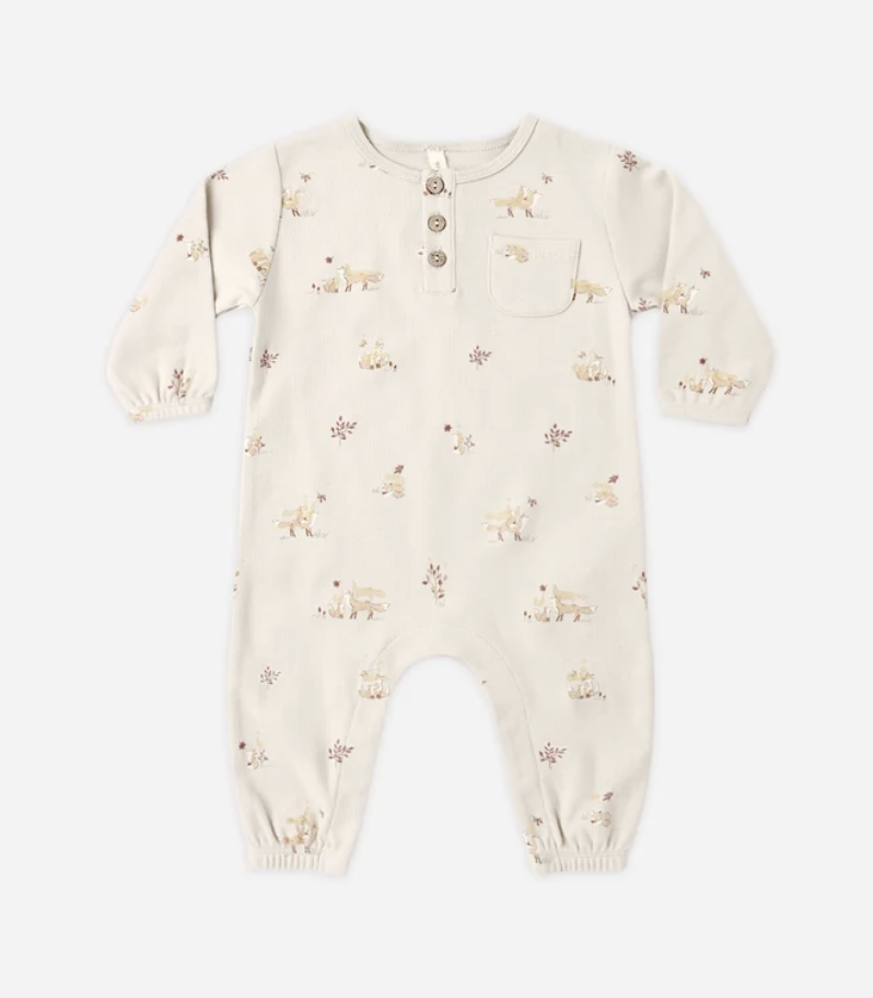 Long Sleeve Pocket Jumpsuit