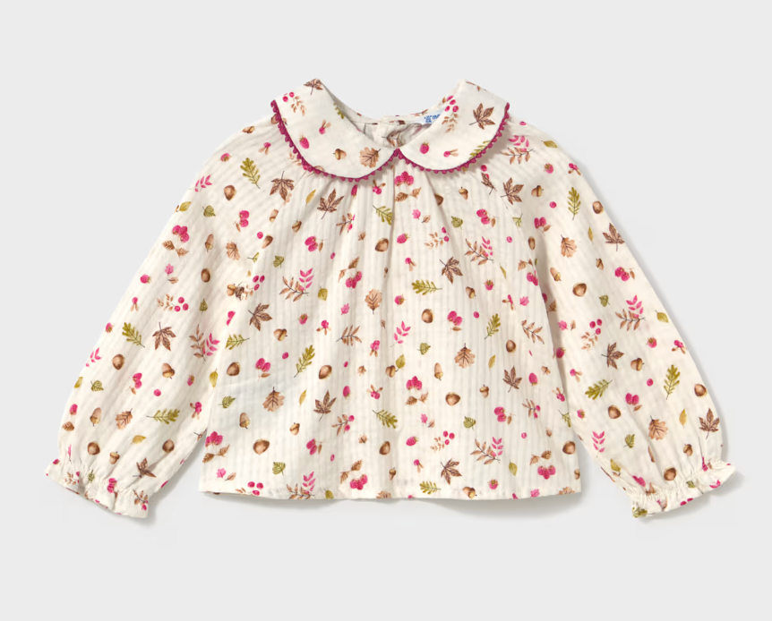 Girls Long Sleeve Blouse