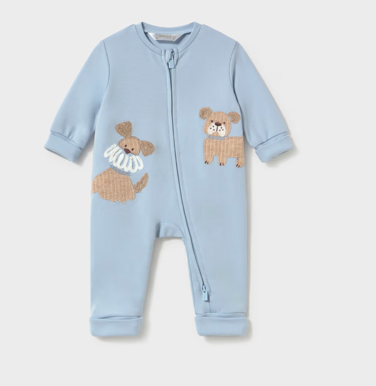 Newborn Boy Printed Romper (Copy)