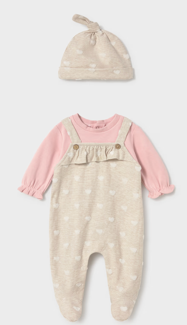 Newborn Romper and Hat Set