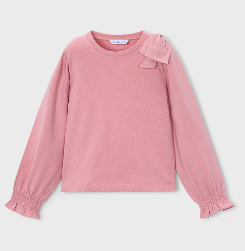 Long Sleeve Top with Bow