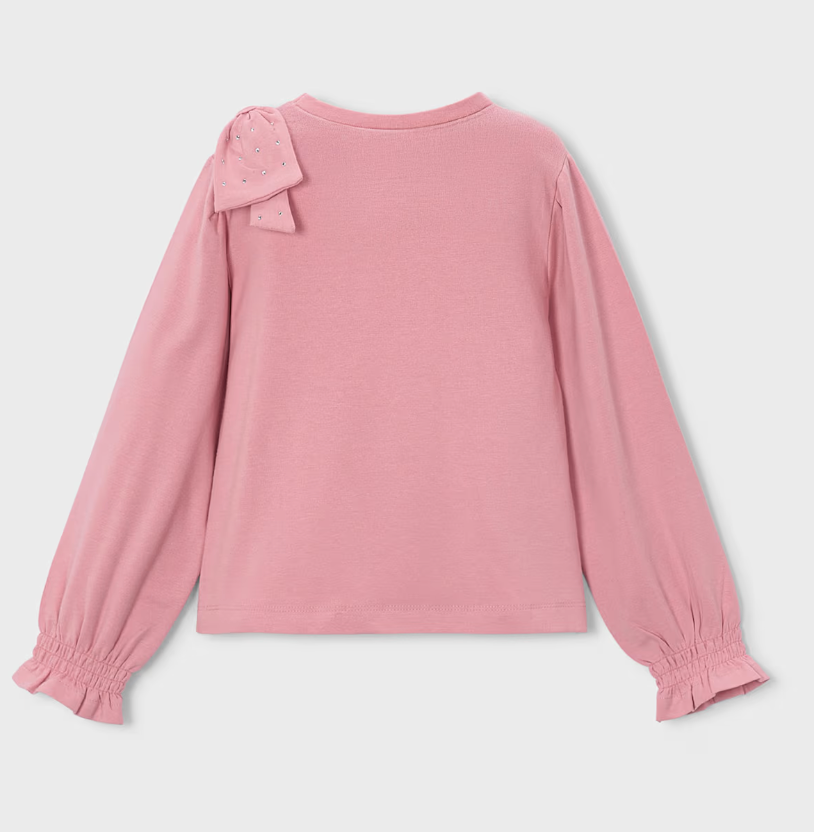 Long Sleeve Top with Bow