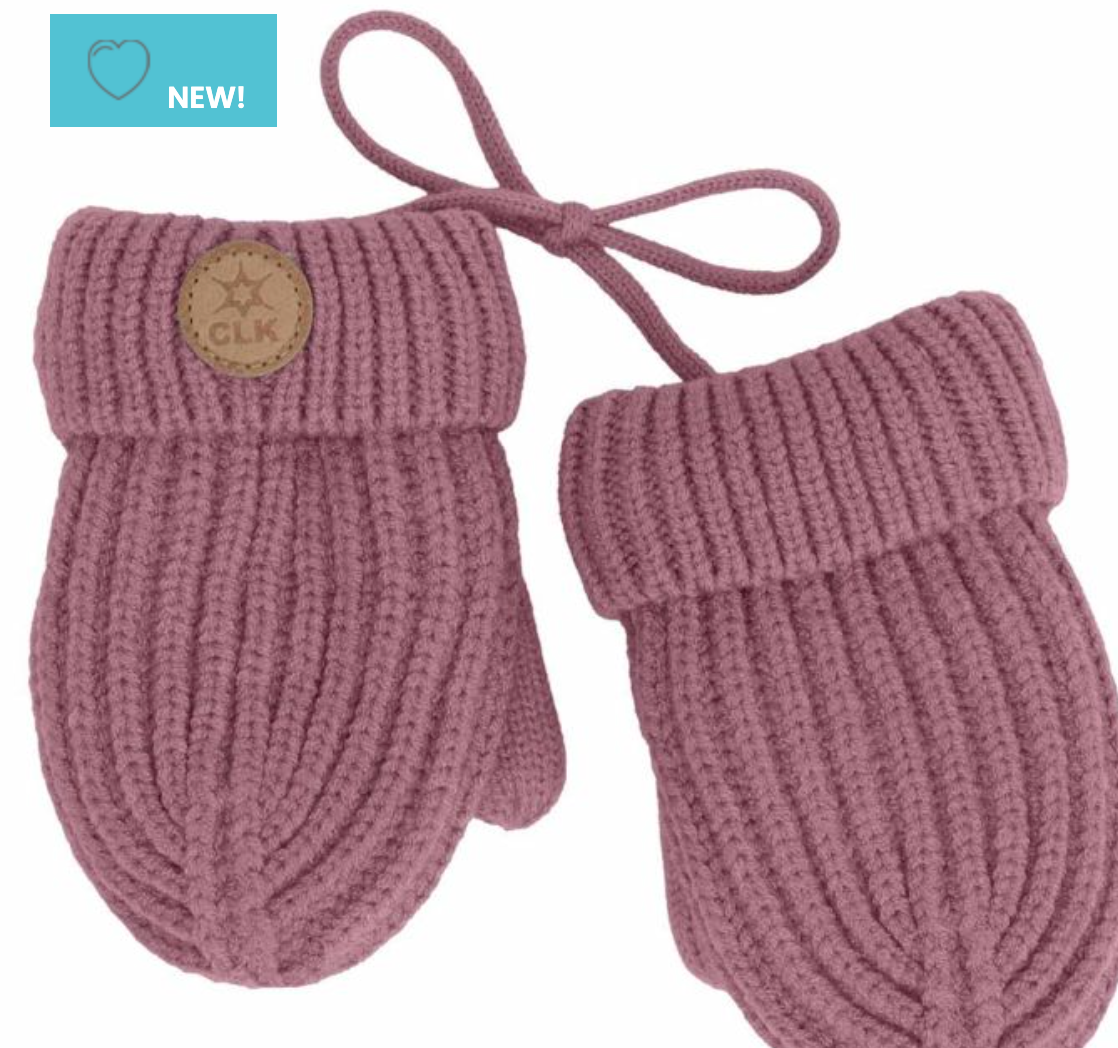 Baby Mittens with Cord